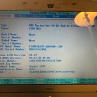 Notebook Acer Aspire 5520 AMD TURION NVIDIA