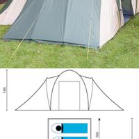 tenda da campeggio Skandika Daytona 6 posti 