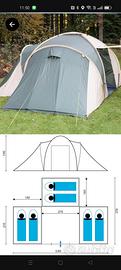 tenda da campeggio Skandika Daytona 6 posti 