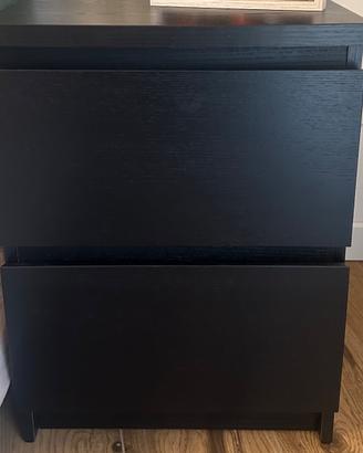 Coppia di comodini Ikea malm