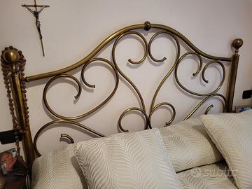 letto in ottone 