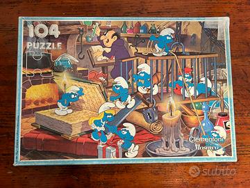 Puzzle 104 Clementoni puffi