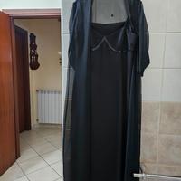 Abito lungo, nero pari al nuovo