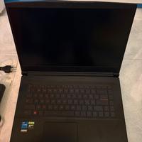 MSI Thin GF63 i7 12th, 4050 RTX 6 GB, 16 GB ram