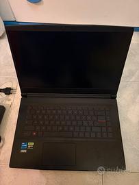 MSI Thin GF63 i7 12th, 4050 RTX 6 GB, 16 GB ram