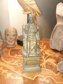 Statua dii ottone di San Pietro vicino vintage 
