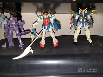 lotto 3 Gundam wing anni 2000 da collezione bandai