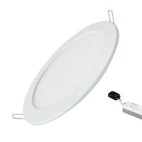 Faro faretto pannello led slim 20w incasso molla