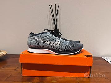 Nike Flyknit Racer blu/azzurro tg 12.5 47 (45)