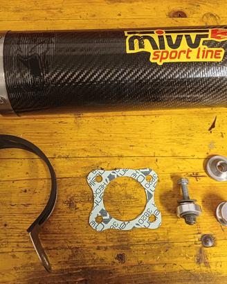 Terminale di scarico MIVV  CARBONIO omologato