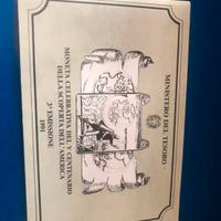 Moneta d’argento di Cristoforo Colombo 1991 gr