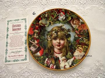 Piatto n.4 Victorian Christmas Natale The Hamilton