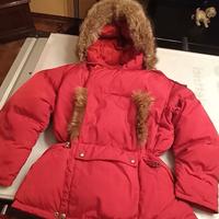 Giacca piumino rosso bambino/a 10 anni Manudieci