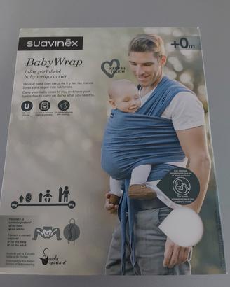 Fascia Porta bebè  Suavinex blu 0-8 mesi  