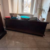 Cassapanca in legno massello stile classico