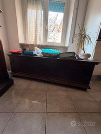 Cassapanca in legno massello stile classico