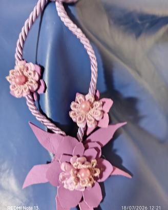 Collana in pelle
