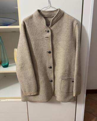 Cappotto Dolomiten in lana cotta