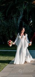 abito sposa bohémien