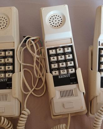 Stock 3 telefoni fissi vintage Zenit con scatola