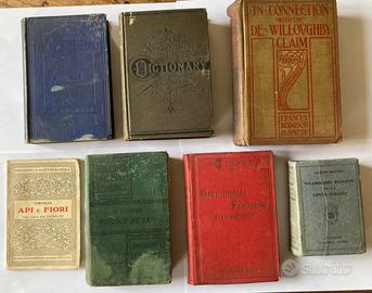 Lotto libri didattici e vari antichi