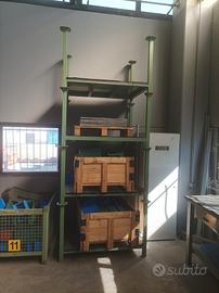 Scaffalatura Manurack 100x120 h80 impilabile 4 pz