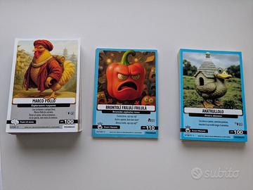 Card Brainrot serie Alfa-Beta-Gamma lotto