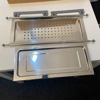 Scolapiatti acciaio inox 53/58cm