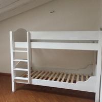 Letto a castello bianco Maison du Monde 90x200