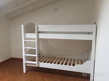 Letto a castello bianco Maison du Monde 90x200