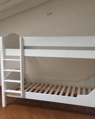 Letto a castello bianco Maison du Monde 90x200
