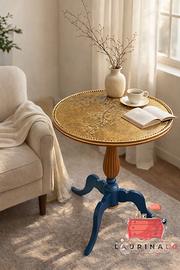 Tavolino artistico decorato a mano