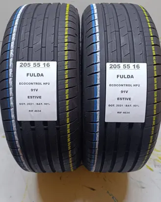 2 GOMME 205 55 16 FULDA RIF4634
