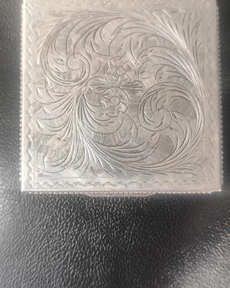 portacipria in argento fine 1800