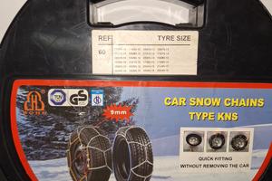 catene da neve mai usate