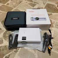 Mini proiettore wifi e bluetooth piu telo 120 pol