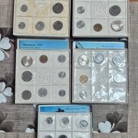 Lotto monete divisionali San Marino con 500 lire 