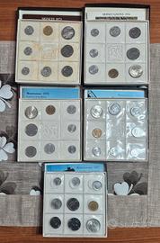 Lotto monete divisionali San Marino con 500 lire 