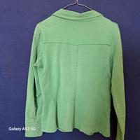 giacca in maglina verde bandiera tg.M