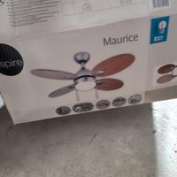 Lampadario con ventilatore marca Mauris 