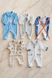 Set 5 pezzi neonato come nuovo 0-9 mesi I Do/Nazar