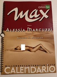 Calendario Alessia Marcuzzi Max 1998