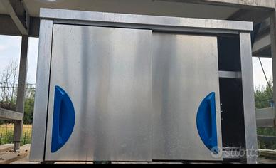 pensile scolapiatti in acciaio inox 