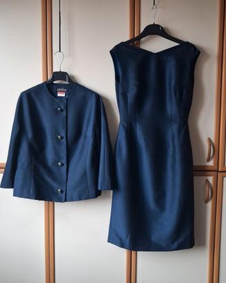 Completo giacca più abito blu tg. S