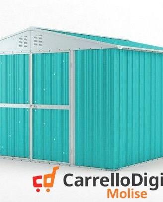 Box struttura lamiera Acciaio 327x307 azzurro