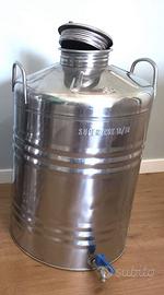 contenitore inox 18/10 da 50 litri