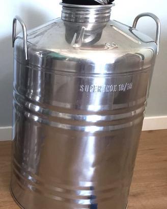 contenitore inox 18/10 da 50 litri