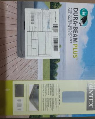 materasso gonfiabile intex DURA-BEAM Plus usb 99 x