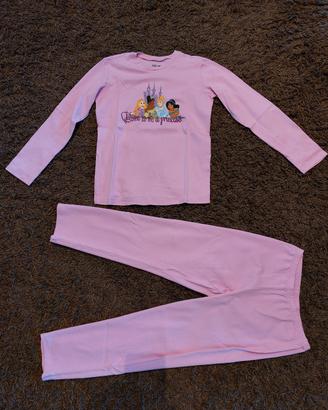 PIJAMA DISNEY PRINCESS ETÁ 11-12 ANNI TEZENIS