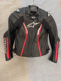 Giacca moto donna in pelle (Alpinestar stella)